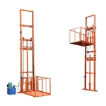 Electric hydraulic lift cargo elevator small warehouse cargo lift freight elevator Hydraulic Rail Cargo Elevator