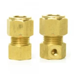 1 hole, 2 hole, 3 hole High pressure threaded ferrule brass mist fog sleeve joint connector