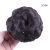 Import 1 piece black brown 99J color synthetic hair claw clip chingon hair pieces bun with 9 flowers for women from China