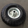 10 inch 10&quot;x4.10/3.50-4 Farm Ranch and Garden Trolley Lawn Mower Tractor Rubber No Flat Solid PU polyurethane tire wheel