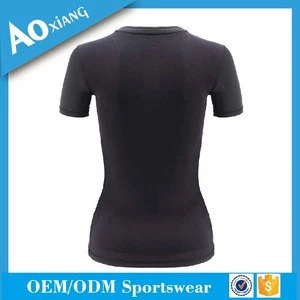 100% cotton womens blank t shirt with OEM service wholesale
