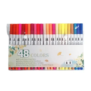 100Colors Premium Watercolor Brush Art Marker Set Water Based Brush Pen For Adults Kid  Supplies For Student Drawing