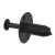 Import 100pcs Black New Plastic Bumper Push Type Expansion Retainer Expanding Rivet Fixing Clips For Car from China