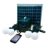10w portable solar emergency lights with usb charger