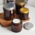 Import 115ml 130ml 220ml 265ml Amber Glass Candle Jar with Metal Lids from China
