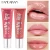 Import 12 colors organic glossy plumping fruit nude clear custom private label lip gloss support OEM from China