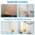 Import 12 pcs/set water toys Mini Soft Floating Rubber Duck swimming pool floats Animal Toy Bathroom Slide Funny Gift For Baby Kids from China