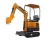Import 1.2 ton CE ISO certificate crawler excavator Chinese Cheap Mini Excavator from China