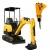 Import 1200kg Hydraulic Mini Crawler Excavator with Competitive Prices and Euro 4 Engine from China