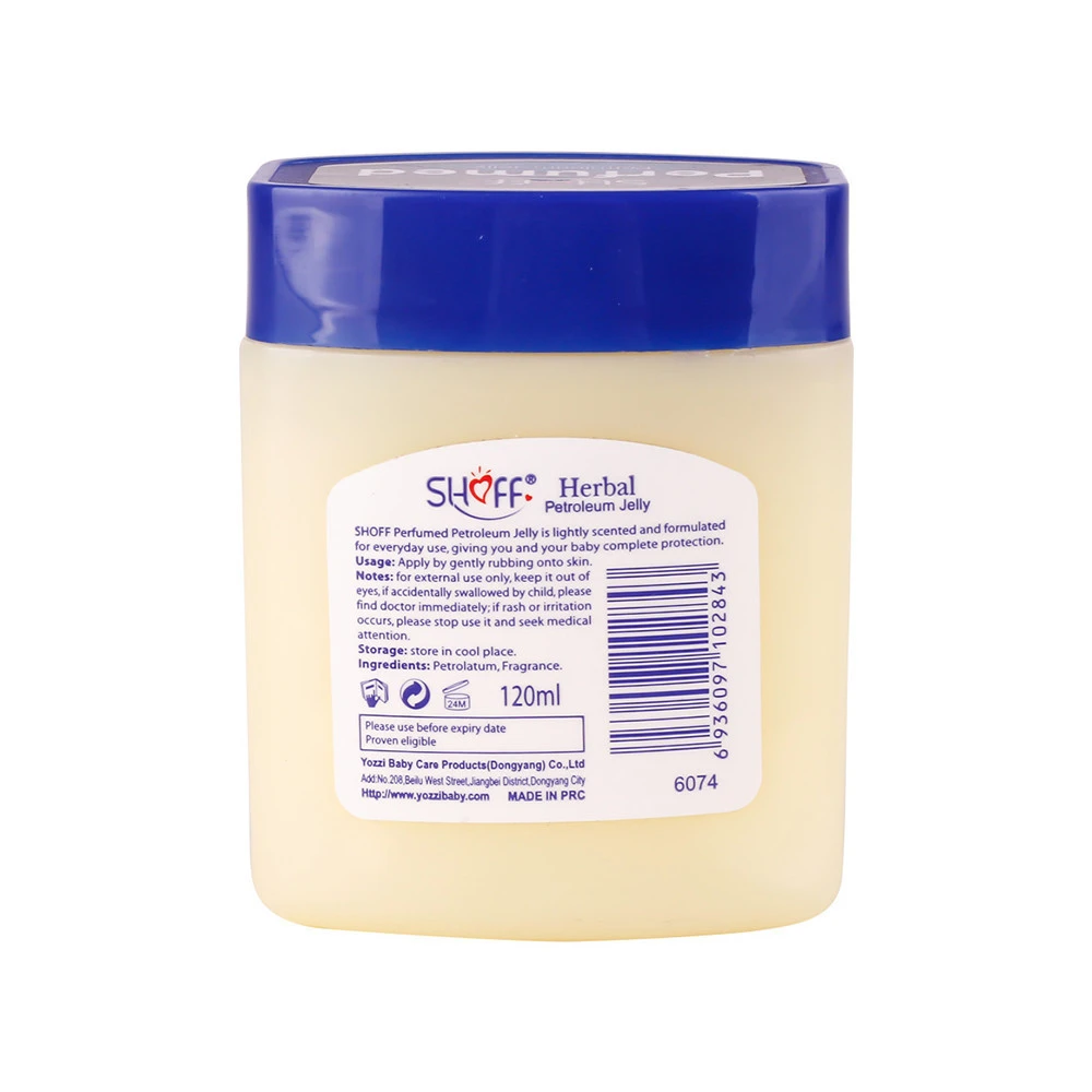 120ml high quality moisturizing white petroleum jelly for skin care