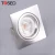 Import 12v 35W/50W/3W/5W/6W zinc alloy grill die casting down light square led recessed downlights ceiling light from China