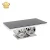 Import 130*70*45cm Luxury Modern Living Room Furniture Glass Top Stainless Steel Coffee Table from China