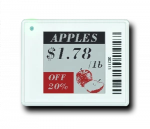 1.54 electronic shelf labels display modules supermarket price tag