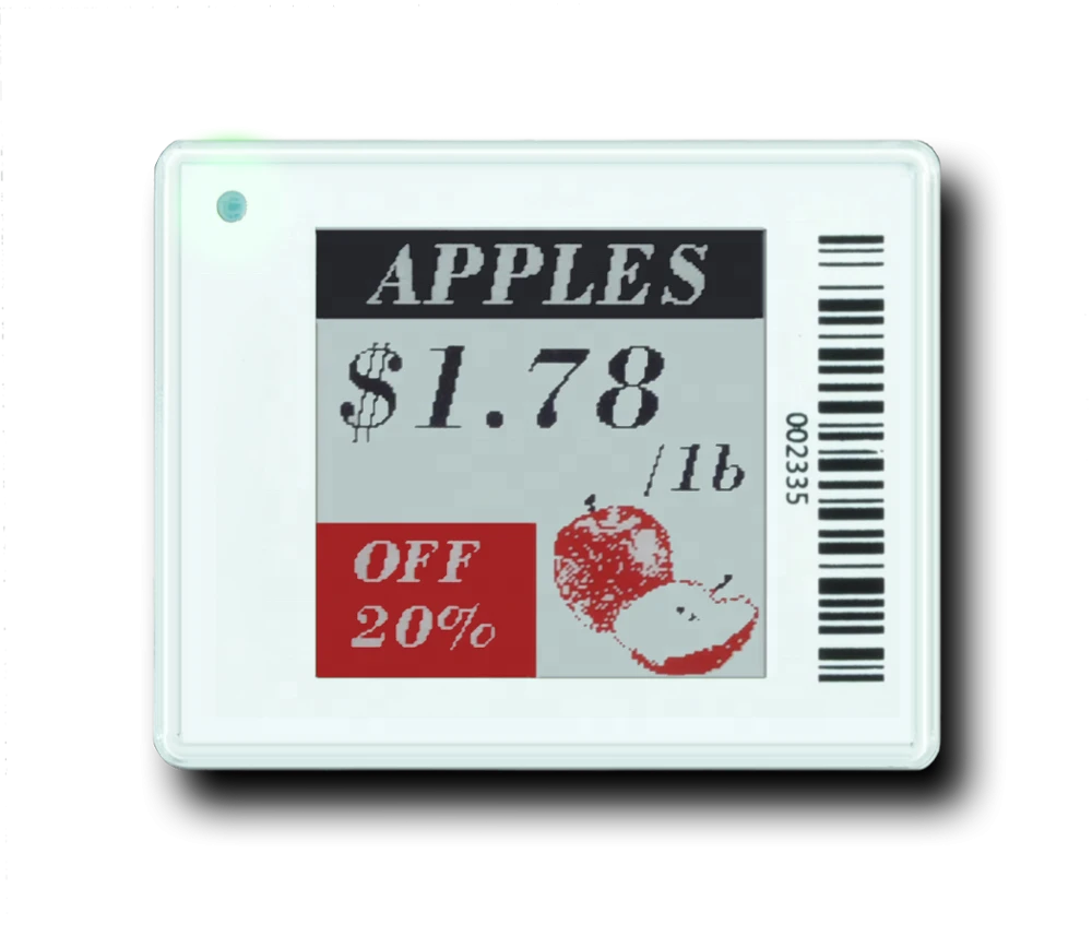 1.54 electronic shelf labels display modules supermarket price tag
