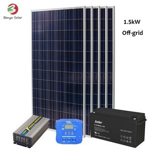 1.5KW customized off-grid solar panel  complete set household solar energy system