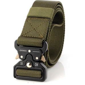 1.5&quot; Military Style Nylon Webbing Riggers Heavy Duty Waist Tactical Belt men with Quick-Release Metal Buckle