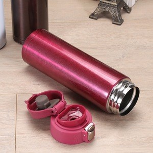 16oz thermos bottle 500ml stainless steel vacuum flask with bounce lid