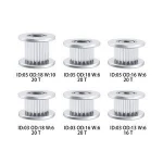 16T/20T Gt2 Aluminum Timing Pulley With/Without Tooth For Diy 3D Printer