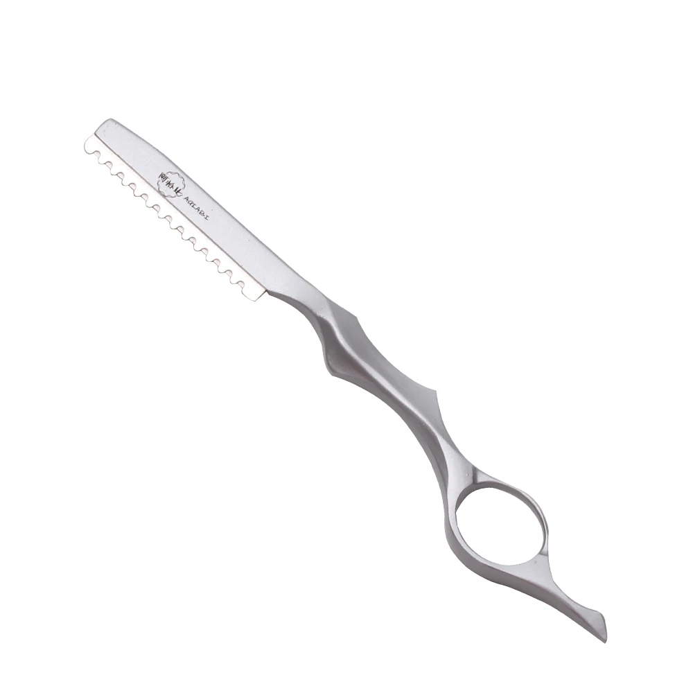 17.5cm AQIABI Professional Sharp Barber Razor Blades Hair Shaving Razors Hair Cut Cutter Knife Slimming Hair Styling Tool Z6100