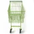 Import 175L European shopping trolley groceries retail shopping cart with 4 castor from China