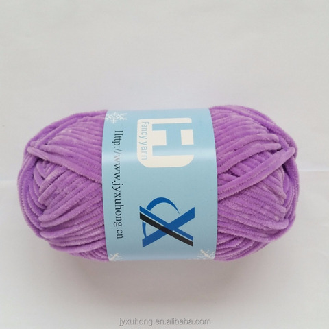 1.85nm polyester knitting chenille yarn