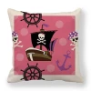 18inch*18inch cartoon pirate anchor creative sailing design linen/cotton cushion cover throw pillow cover decorative pillows
