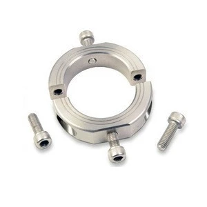 1inch Stainless Steel With OD Flats And Holes Two-Piece Clamp Style Double Split Shaft Collar