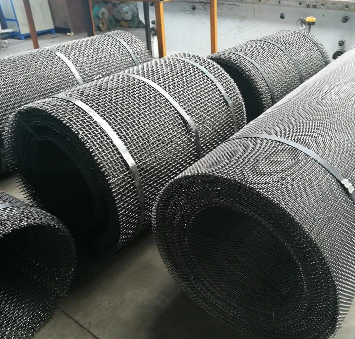 (20 years factory)American 1-12.7mm High Carbon Steel Wire Woven Wire Mesh Cloth for Vibrating Screen