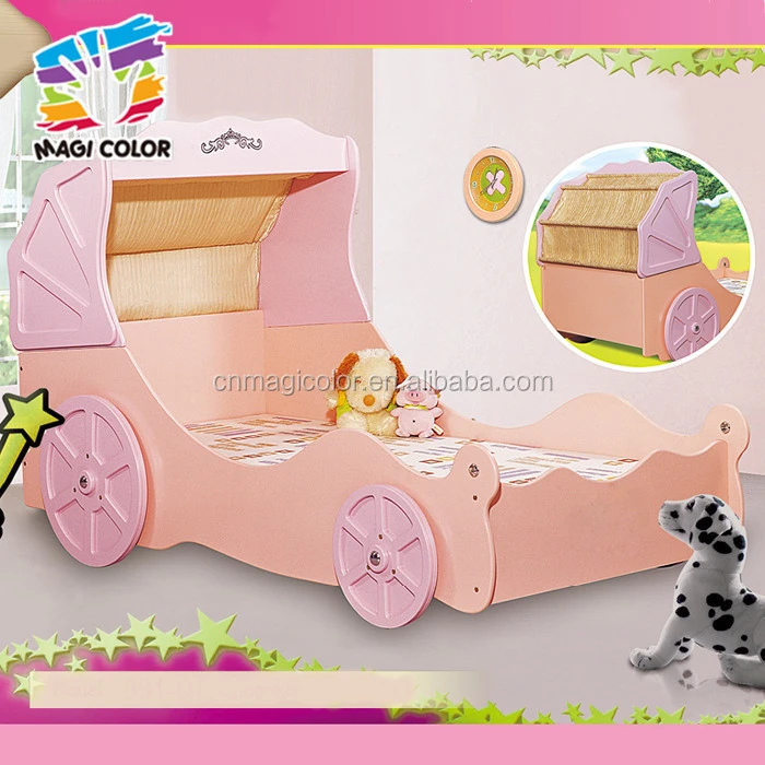 2016 wholesale children wooden car bed,high quality kids wooden car bed,best sale wooden car bed W08A068