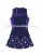Import 2017 new style custom netball jersey one piece tennis skirt purple practice wear from China