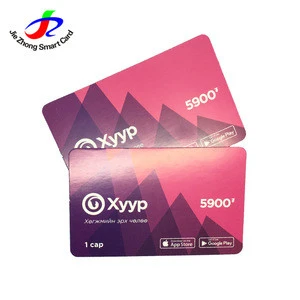 2018 new products prepaid paper scratch cards printing services