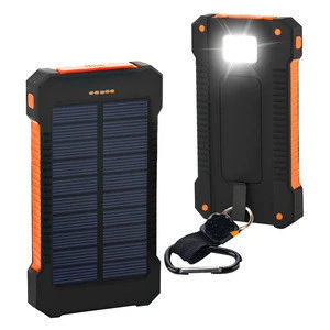 2018 The Cheapest  Solar Power Bank 20000 mah,Outdoor Portable Solar Charger For  iPhone for all smartphones
