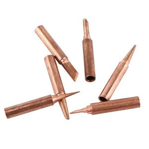 2019 Cheap Hot Selling 6pcs 900M-T Copper Solder Tip Iron Tips Lead-free Low Temperature Soldering Station Tool Welding Tips