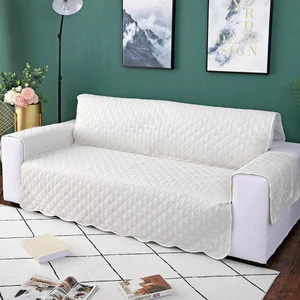 2019 stock Thickened non-sliphot sale simple style fleece fabric  sofa cover  sofa cushion plaids check sofa cover