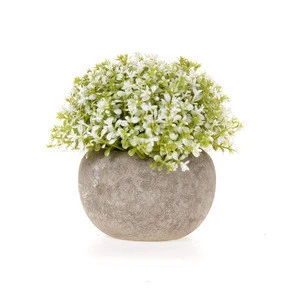 2019 Wholesale Mini Artificial Potted Succulent Plants Bonsai For Architectural Ornament