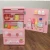 Import 2020 Childrens Wooden Kitchen Toy Furniture Toy Diversity Refrigerator Model Doll House Furniture Toy Set from China