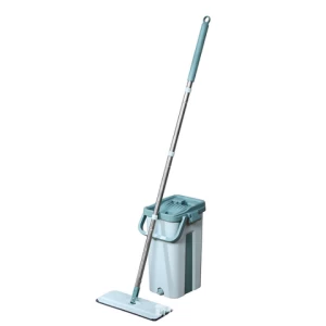 2020 Hand Free Easy Use Self-washed Magic Flat Mop, mop with bucket, cleaning mop
