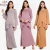 Import 2020 New Design Muslim Islamic Clothing Style Front Embroidery Muslim Dress Sexy Sari Baju Kurung from China