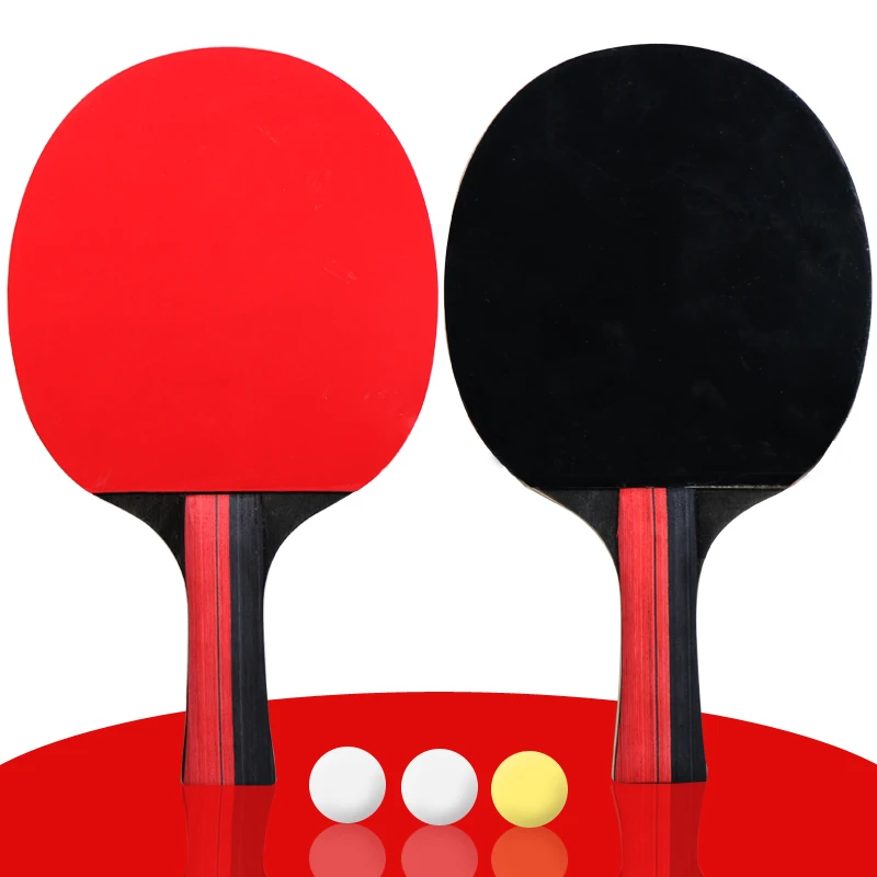 2020  new table tennis paddle set poplar board retractable table tennis net sets black piongpong racket