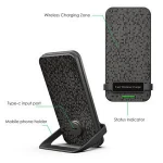 2020 Trending Product Cell phone Qi Wireless Charger Portable Charging Station
