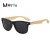 Import 2020 unisex Bamboo Sunglasses plastic frame Wooden leg PC lens 6390 fashion Shades for driving from China