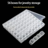 2021 Best Sale Nail Tools And Accessories Jewelry Cases Transparent 56 Parts Boxes Plastic Nail Box Storage