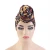 Import 2021 Hot Sale African Pattern Print Head Wrap Beauty Ladies Turban Headband Hair Turban Hat from China
