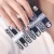 Import 2021 nail art nail sticker cartoon adhesive nail sticker stencils from China