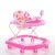 Import 2021 new design baby walker plastic strollers walkers pre shoes car price swivel wheels baby walker with Music from China