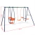 Import 2021 new design garden swing with 5 Seats kids metal swing sets outdoor play equipment Customizable playsets from China