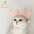 Import 2021 New Pink Crown Colorful Wool Ball Pet Hair Ornaments Accessories para perros cat dog Apparel Hat Stuffed from China