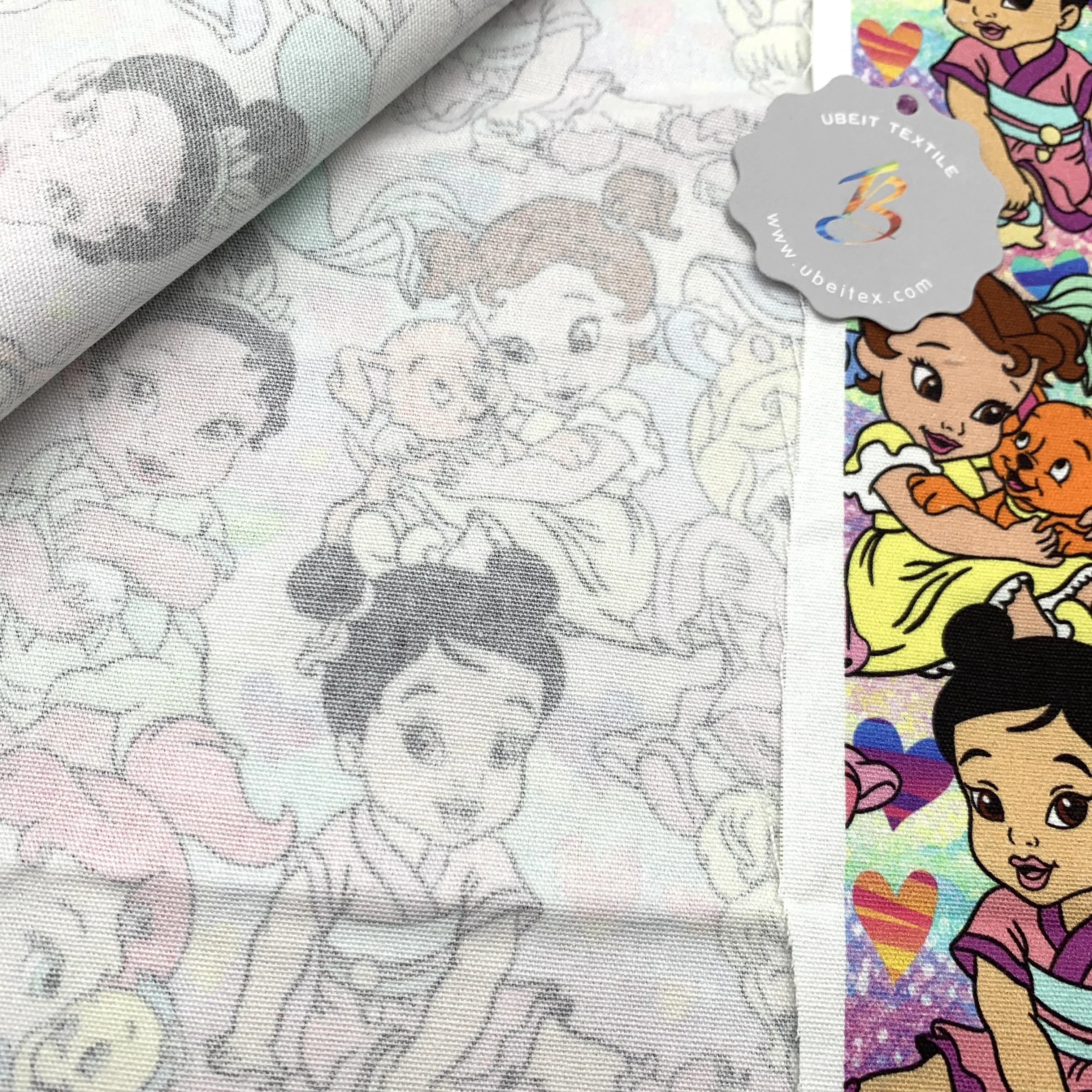 2021 Popular cartoon design cotton canvas fabric