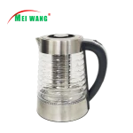 2.0L Electric Kettle Teapot Quick Heating Hot Water Boiling Tea Pot Glass Blue Light Heating Kettles Auto-Power Off Boiler