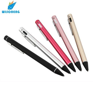 2.0mm Metal Active Capacitive Touch Stylus Pen for Smartphones &amp; Tablets Carbon Fiber Tip for Drawing &amp; Handwriting Popular